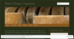 Desktop Screenshot of blacksheepcreamery.com