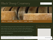 Tablet Screenshot of blacksheepcreamery.com